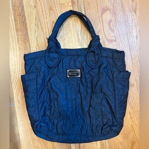 Marc Jacobs Black Nylon Work Tote Bag